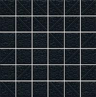 21025 Ла-Виллет черный. Настенная плитка (30,1x30,1)