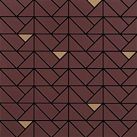 M3J4 Eclettica Purple Mosaico Bronze. Мозаика (40x40)