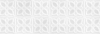 LBU053D Lissabon рельеф квадраты белый. Настенная плитка (25x75)