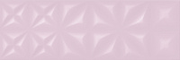 Lila рельеф розовый (LLU072D). Настенная плитка (25x75)