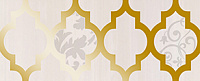 Бухара бежевый золото. Бордюр (10x25)