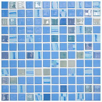 Мозаика Astra Blue Голубой. Мозаика (31,7x31,7)