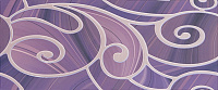 Arabeski purple 01. Декор (25x60)