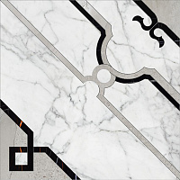 Marble Trend K-1000 MR d01-cut Carrara мат. Декор (60x60)