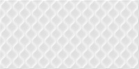 Deco рельеф белый DEL052D. Настенная плитка (29,8x59,8)