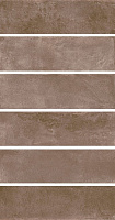 2908 Маттоне коричневый. Настенная плитка (8,5x28,5)