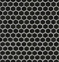 L241713451 Air Hexagon Black Matt. Мозаика (27,2x30,4)