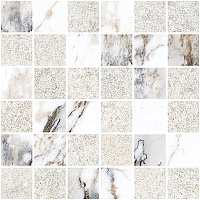 K9498838R001VTE0 Marble-Stone Белый. Мозаика (30x30)