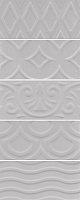 16018 Авеллино серый структура mix. Настенная плитка (7,4x15)