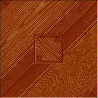 Рио коричнево-глянц. Напольная плитка (33x33)