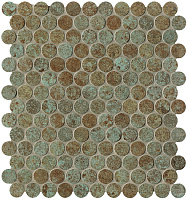 fPDJ Sheer Deco Rust Round Mosaico. Мозаика (29,5x32,5)