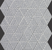 fOEH Pat Deco Blue Triangolo Mos. Мозаика (30,5x30,5)