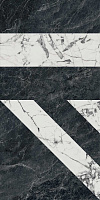 SG565422R Бьянко Неро белый чёрный лаппатированный. Универсальная плитка (60x119,5)