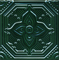 SSA003 Салинас зеленый. Декор (15x15)