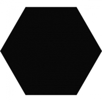 K945262 Miniworx Гексагон Черный. Настенная плитка (21x24)
