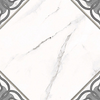 Gretta белый узор 16064. Напольная плитка (29,8x29,8)