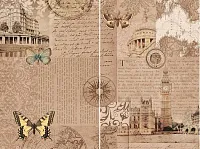 Панно Voyage P2-1D179 из 2-х шт глянц, 30x40