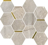 Мозаика Стелларис Элегант Сильвер Шик мат 28,3x32,8 9 мм арт. 620110000224