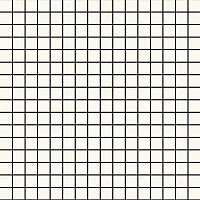 Мозаика Eclettica White мат, 40x40 6 мм, арт. M3S4