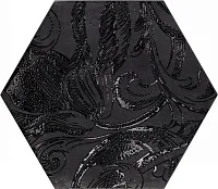 Декор Esagona Fuoridamasco Nero S/6, 24x27,7, арт. 1073736