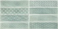 Плитка Decor Opal Turquoise глянц, 7,5x30