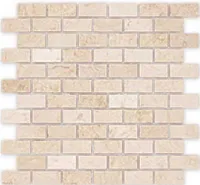 Мозаика Botticino POL 23x48 полир, 29,8x29,8 4 мм