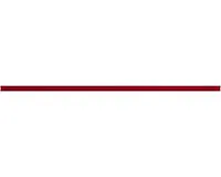 Бордюр YAKARA glass Red глянц, 2,3x89,5