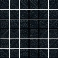 Плитка Ла-Виллет черный, 30,1x30,1 6,9 мм, арт. 21025