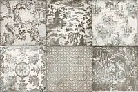Декор Ornamenta Grigio Mix9 полир, 20x20