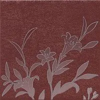 Декор Барберино 5 бордо глянцевый глянц, 20x20 6,9 мм, арт. HGD/C569/5293