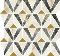 Мозаика Стелларис дарк Орфеус полир 33,8x31,5 6 мм арт. 600110000977