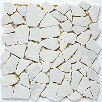 Мозаика SPLIT WHITE MATT мат, 30,5x30,5 7 мм