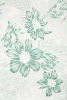 Декор Валентино Георгин зеленый VL-DG-G глянц, 20x30