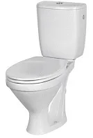 Унитаз-компакт CERSANIT Trento S-KO-TR011-3/6-PL-w, сиденье термоплоаст, плавное опускание, гориз слив