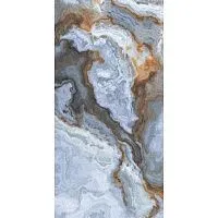 Керамогранит HARLOW BLUE GOLDEN GLOSSY CARVING GS глянц 60x120 9 мм арт. СК000042813