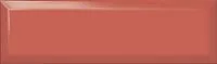 Плитка Аккорд коралловый грань глянц, 8,5x28,5 9,2 мм, арт. 9023