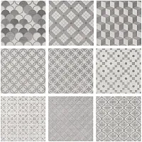 Керамогранит Карнаби-стрит орнамент серый мат, 20x20 8 мм, арт. SG1576N