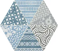 Керамогранит NORDIC HEXA MIX-1 GRS-AZL, 20x23, арт. 78799703