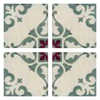 Декор Jolie Ivoire Vert Trama, 10x10, арт. 8332