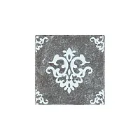 Декор BLACK MARBLE Motif №3 Черный, 10x10