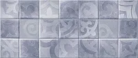 Плитка Folk голубая 02 глянц, 25x60 7 мм, арт. 010100001217