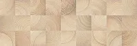 Декор Шиен 3Д бежевый структура, 25x75