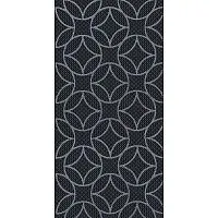 Декор Аллегро черный геометрия глянц 20x40 8 мм арт. 04-01-1-08-03-04-100-2