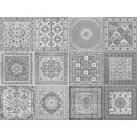 Керамогранит Kilim Black Natural, 59,55x59,55