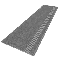 Ступень Anthracite Steptrade LN03 с насечками мат 30x120 арт. 36815