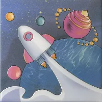 Декор Космос 1 мат, 20x20 6,9 мм, арт. VT/A379/5009