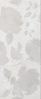 Декор Inserto Bloom grigio глянц, 30,5x72,5