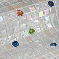 Мозаика Flowers с чипом 2,5x2,5, 31,3x49,5