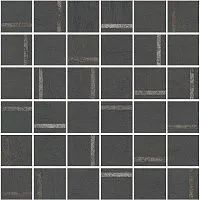 Мозаика Гварди 2 антрацит обрезной мат 30x30 9 мм арт. SG640520\MM