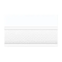 Бордюр объемный Катрин белый мат 15x25 мм арт. 13-01-1-25-43-00-1451-0